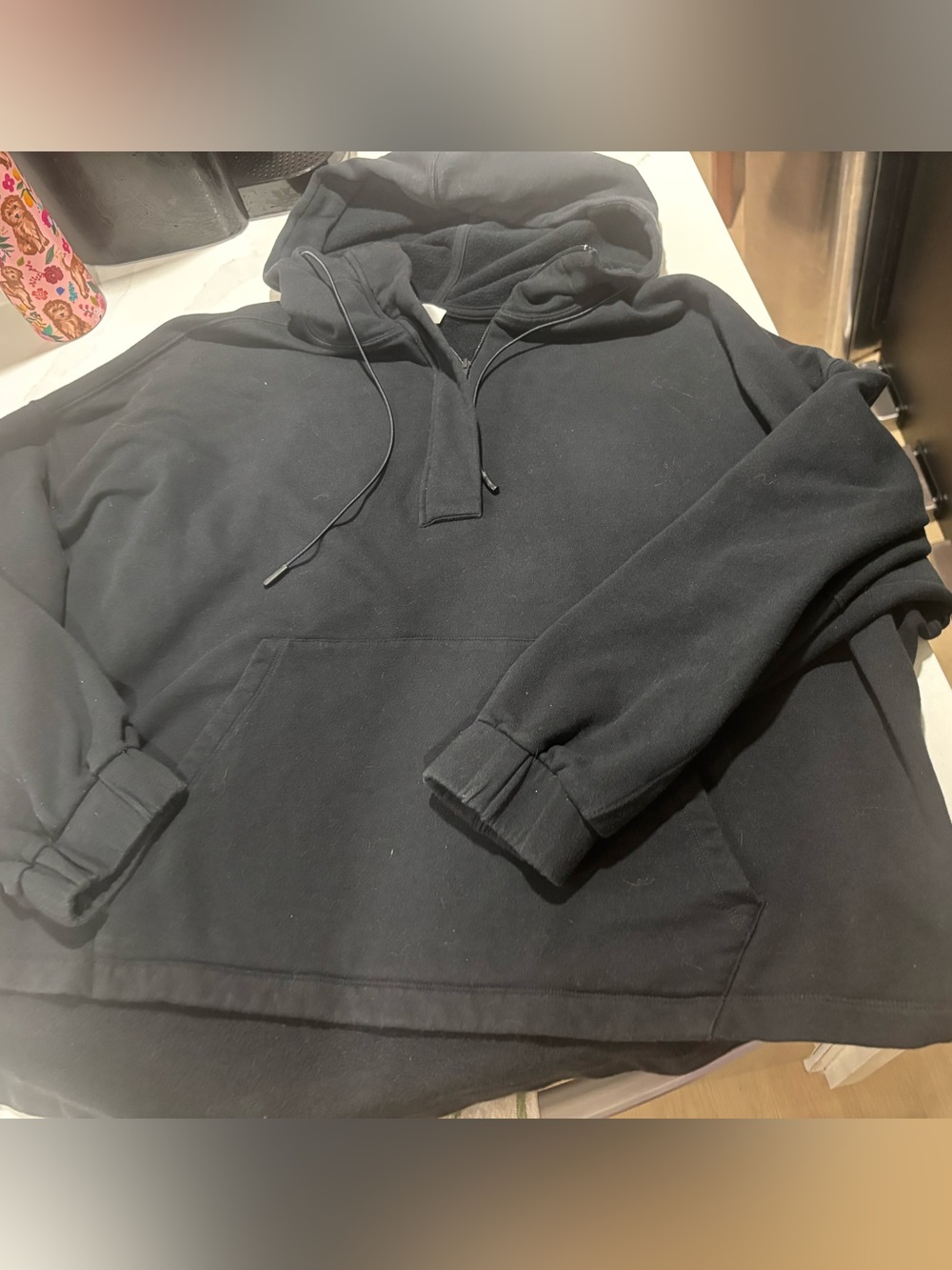 Knix Good to Go Fleece Oversized Hoodie in black